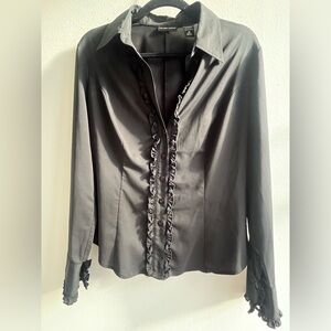 New York & Company Black Blouse